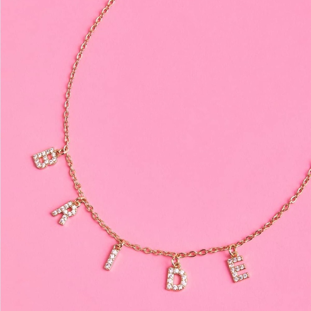 xo, Fetti Bride Pave Necklace, 14" Choker